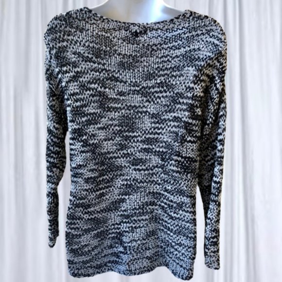 Eileen Fisher Sweater Open Knit Long Sleeve Pullover Relaxed - Picture 3 of 8